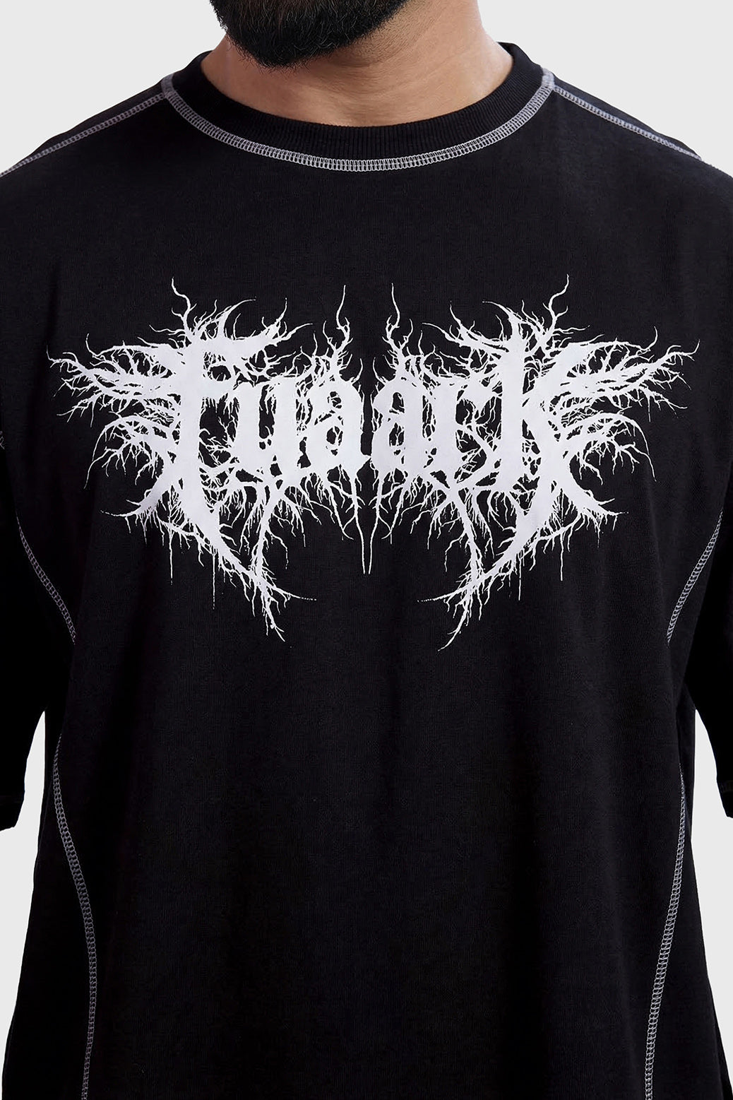 Primal Code Oversized T-shirt Black