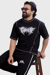 Primal Code Oversized T-shirt Black