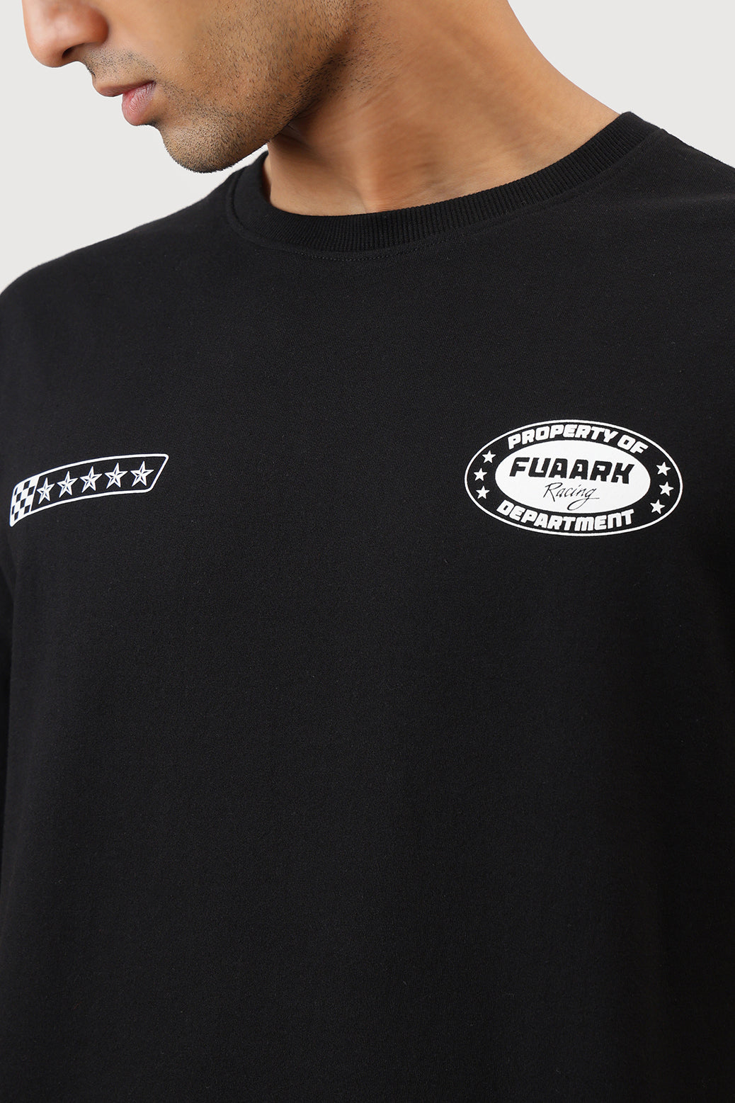 Fuaark Racing Club Oversized T-shirt Black