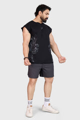 Raw Eagle Capsleeves Tank Black