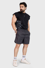 Raw Eagle Capsleeves Tank Black