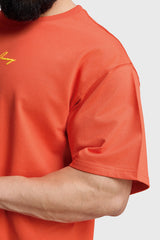 Respect The Journey Oversized T-shirt Orange