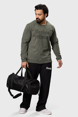 Shadow Washed Sweatshirt Olive