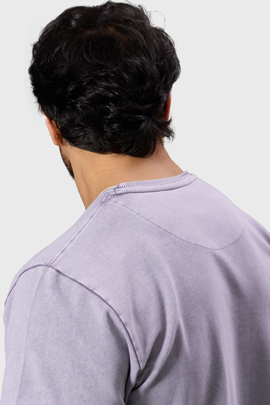 Shadow Washed Sweatshirt Light Grey