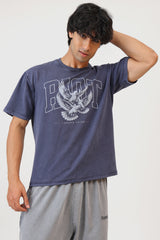Shadow Washed Oversized T-shirt Navy