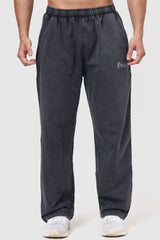 Shadow Washed Straight Tracks Dark Grey