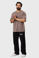 Shadow Washed Oversized T-shirt Brown
