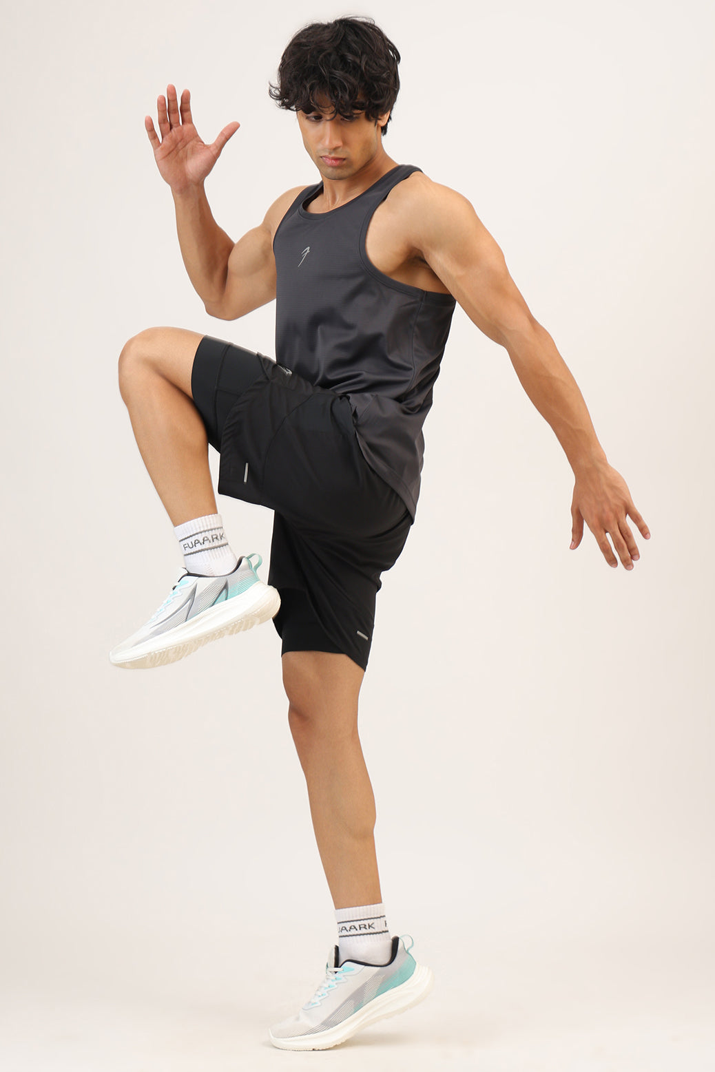 Speed Running Tank Dark Grey