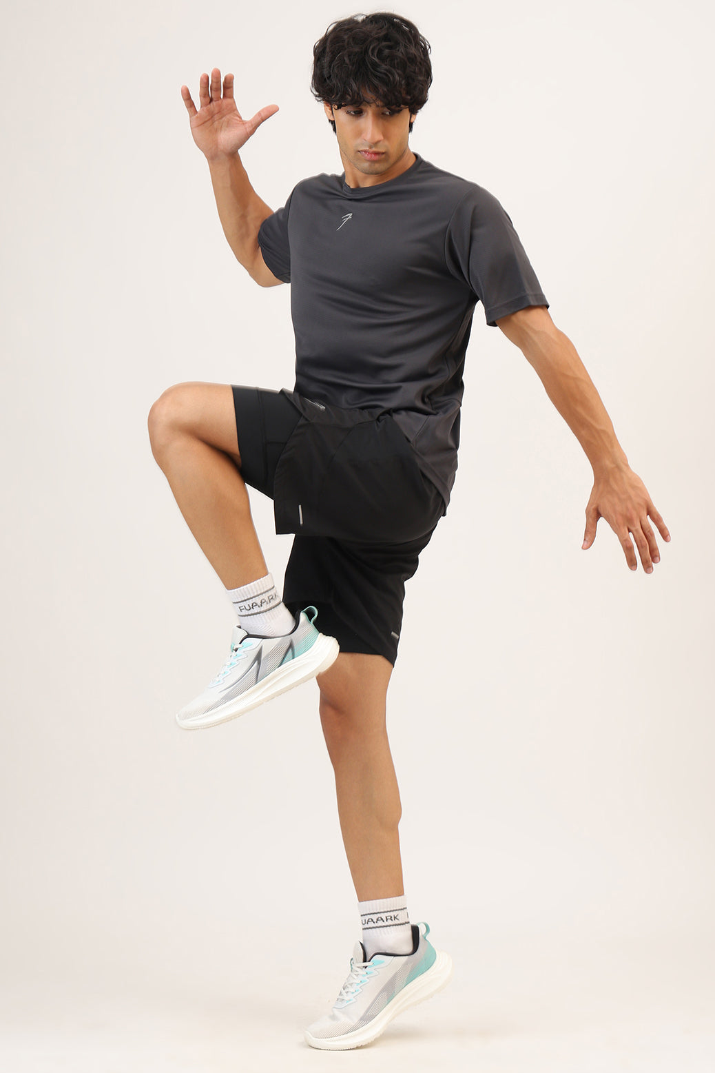 Speed Running T-shirt Coal