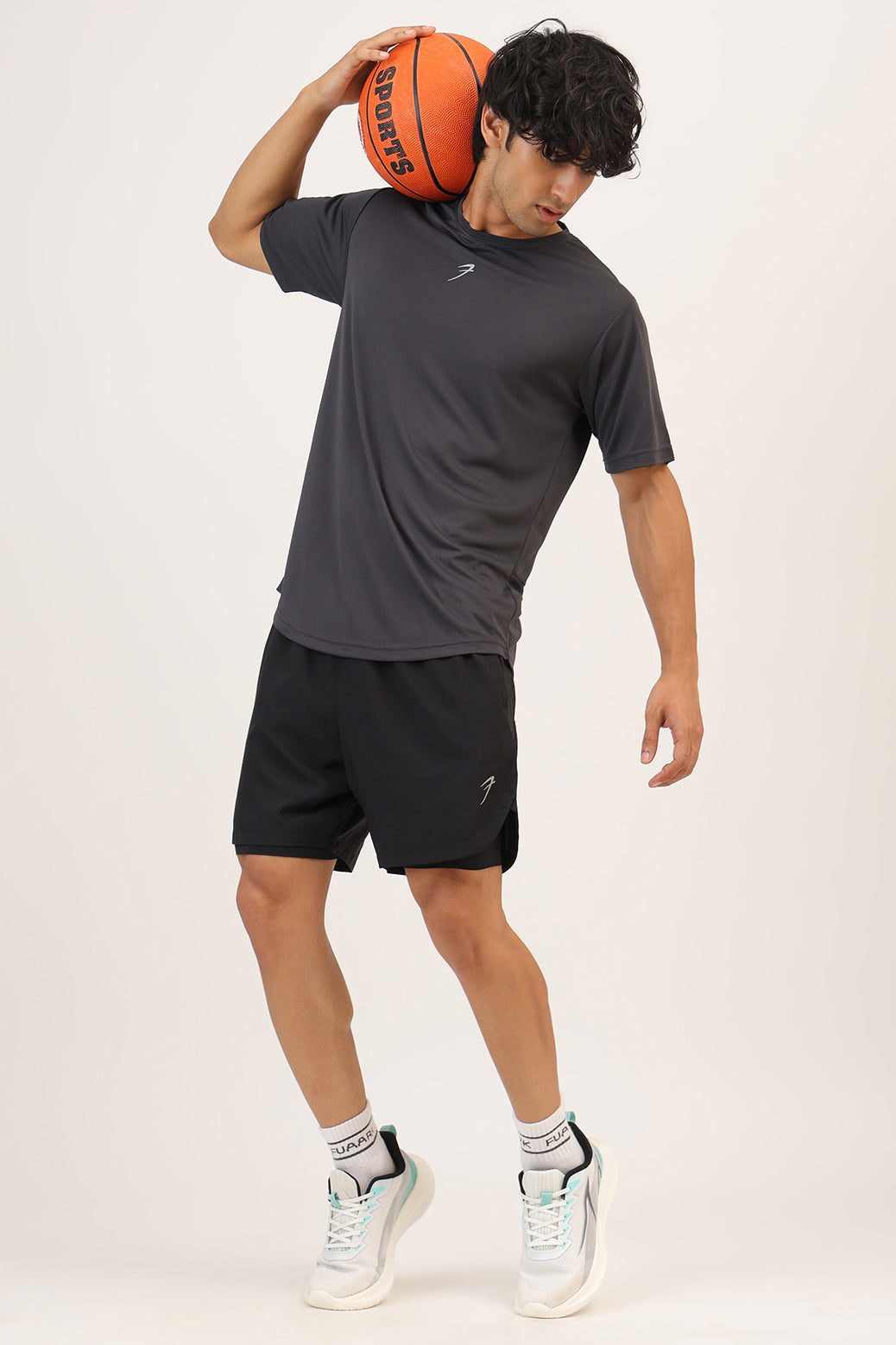 Speed Running T-shirt Coal