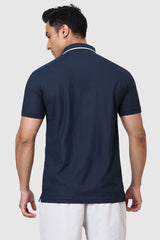 Stride Polo T-shirt Navy