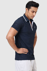 Stride Polo T-shirt Navy