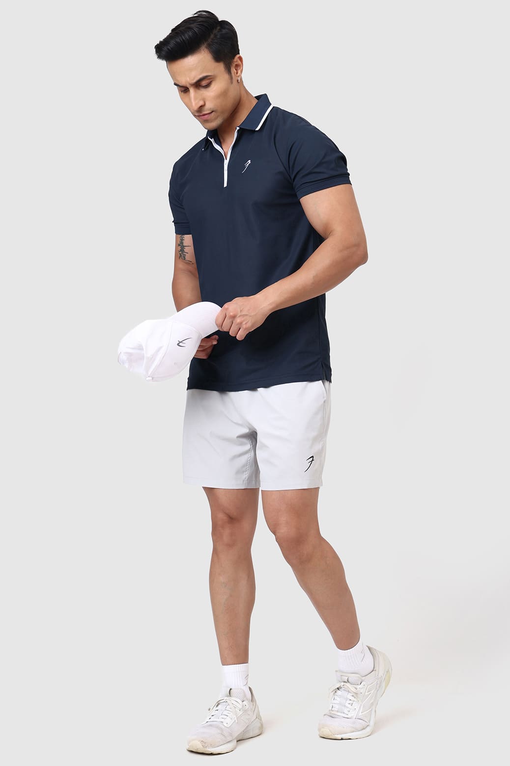 Stride Polo T-shirt Navy