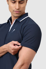 Stride Polo T-shirt Navy