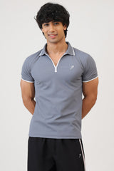 Stride Polo T-shirt Grey