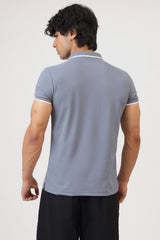 Stride Polo T-shirt Grey