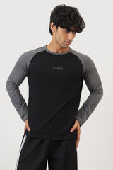 Vintage Raglan T-shirt Black