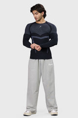Alpha Seamless Fullsleeves T-shirt Black