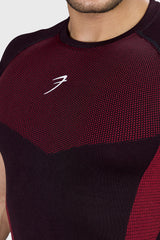 Command Seamless T-shirt Red/Black