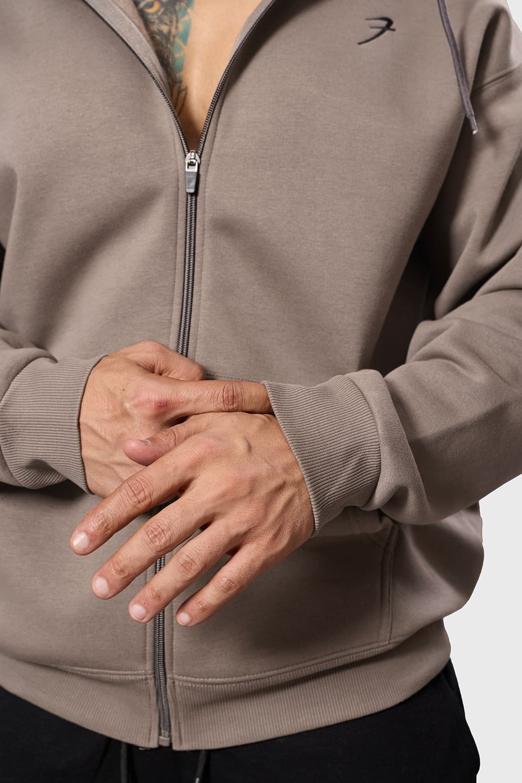 Brookline Oversized Jacket Brown