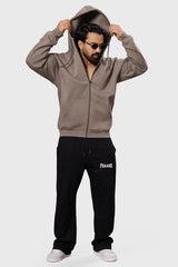 Brookline Oversized Jacket Brown