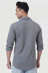 Foundation Fullsleeves Shirt Light Grey