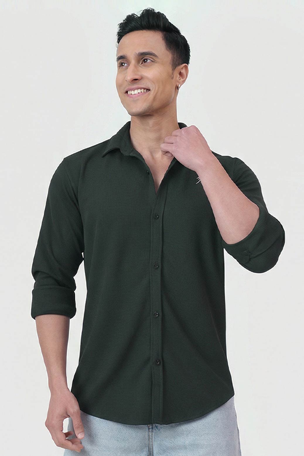 Foundation Fullsleeves Shirt Olive