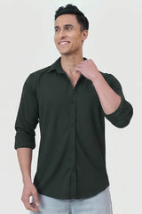 Foundation Fullsleeves Shirt Olive