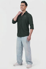 Foundation Fullsleeves Shirt Olive