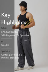 Essential Ribbed Tank Black