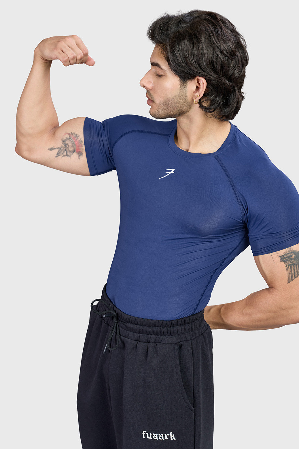 Forge Compression T-shirt Blue