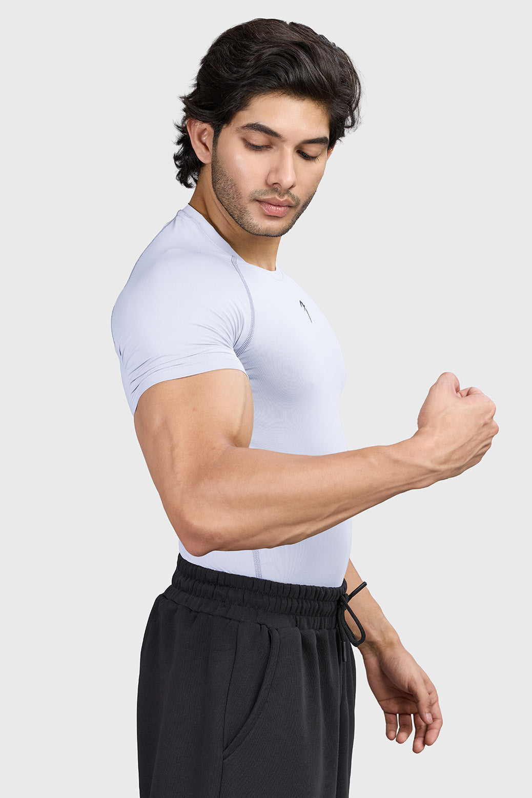 Forge Compression T-shirt Light Grey