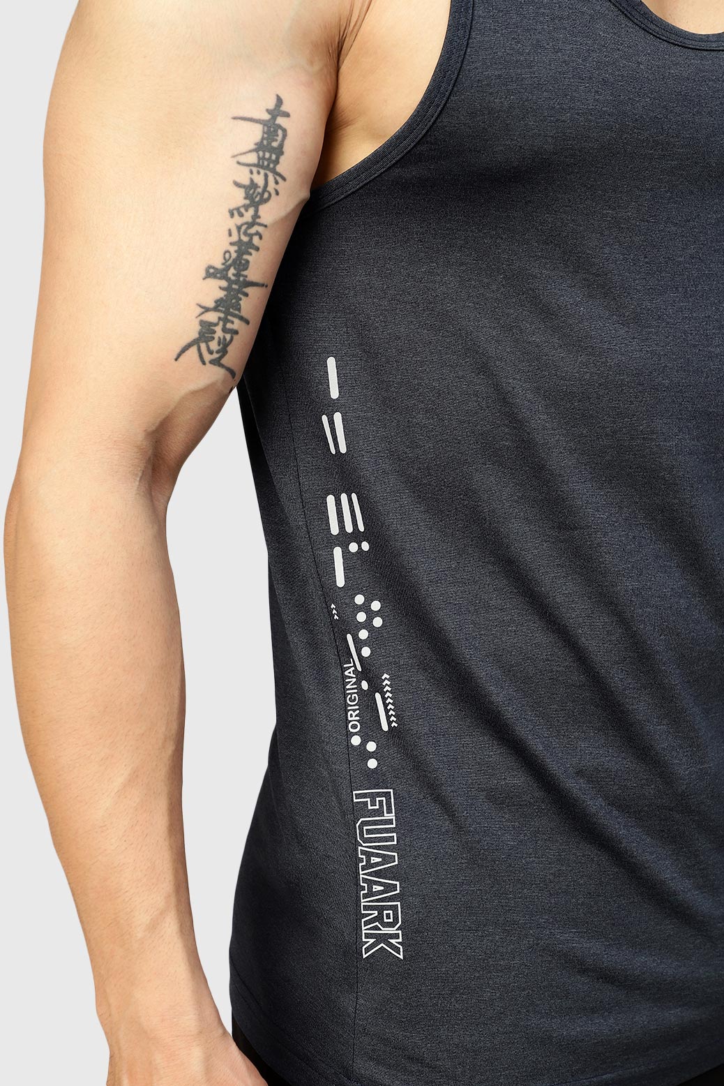 Bold Melange Tank Dark Grey