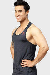 Bold Melange Tank Dark Grey