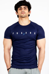 Checks T-shirt Navy