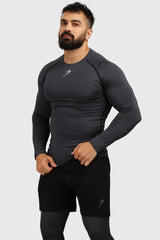 Compression Fullsleeves T-shirt Grey