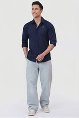 Aero Fullsleeves Shirt Navy
