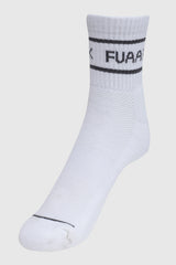 Legacy Quarter Socks White/Dark Grey