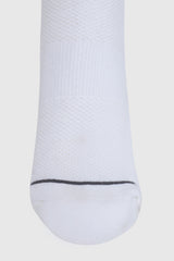 Legacy Quarter Socks White/Dark Grey