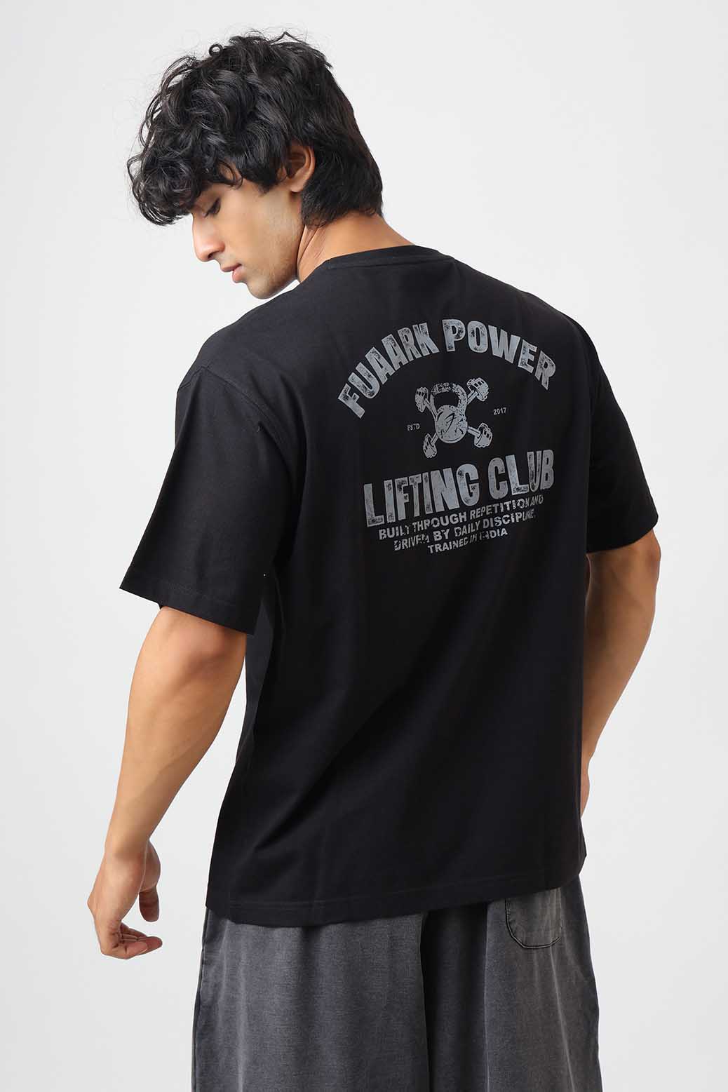 Power Oversized T-shirt Black