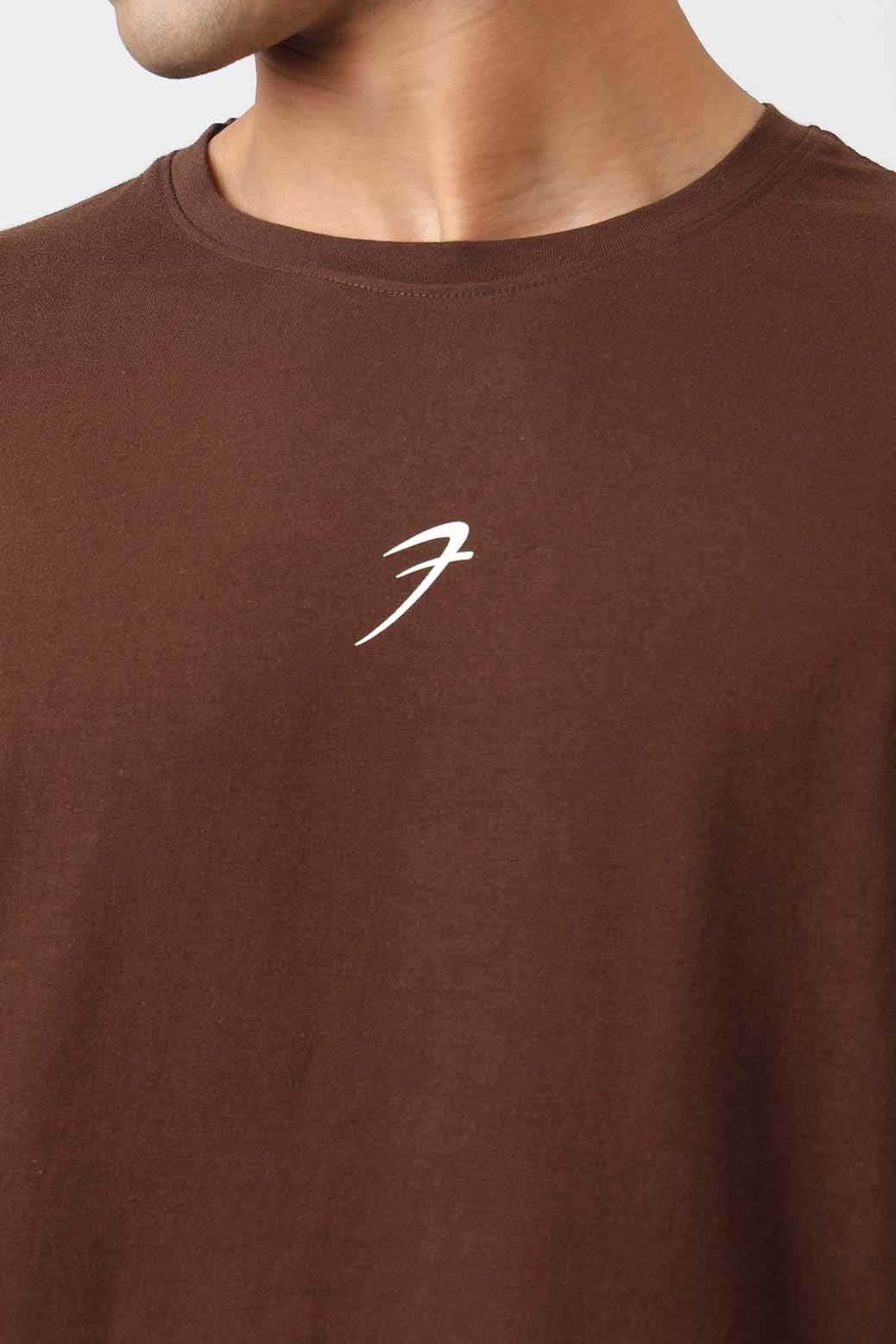 Power Oversized T-shirt Coffee