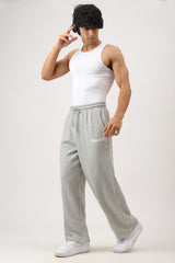 Recovery Straight Pants Melange Grey