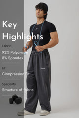Structure Compression T-shirt Black