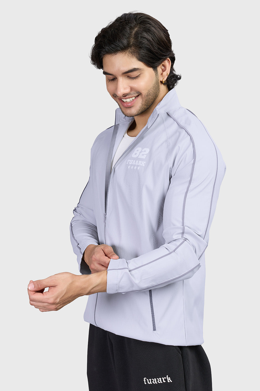 Transit Training Jacket Light Grey