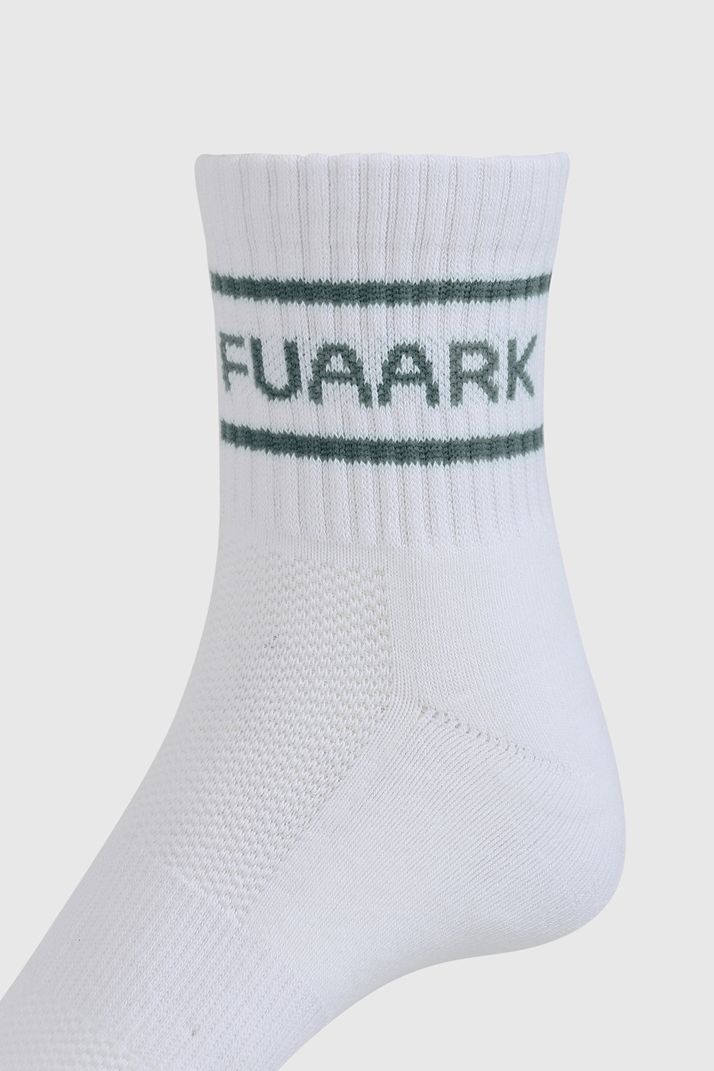 Legacy Quarter Socks White/Olive