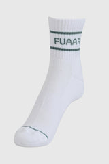 Legacy Quarter Socks White/Olive