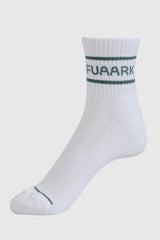 Legacy Quarter Socks White/Olive