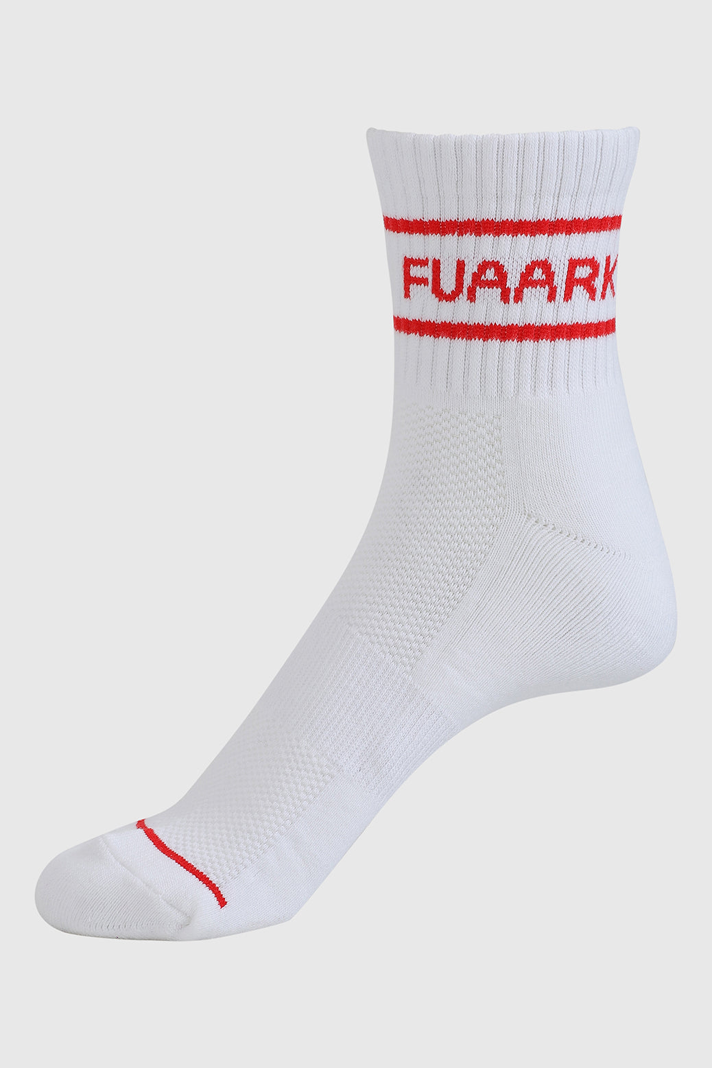 Legacy Quarter Socks White/Red