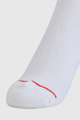Legacy Quarter Socks White/Red