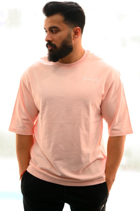 Begge Sow apologi Fuaark Oversize Pink Tshirt For Men | Fuaark Gym tshirts
